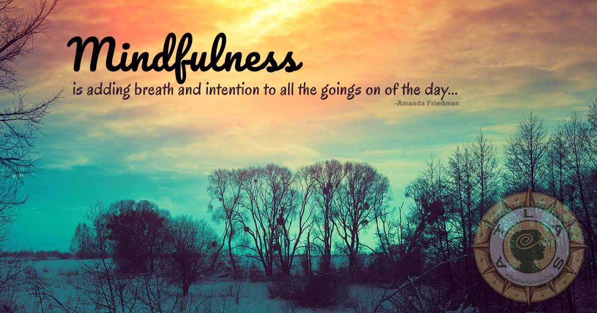 Mindfulness is adding breath and intention to all the goings on of the day